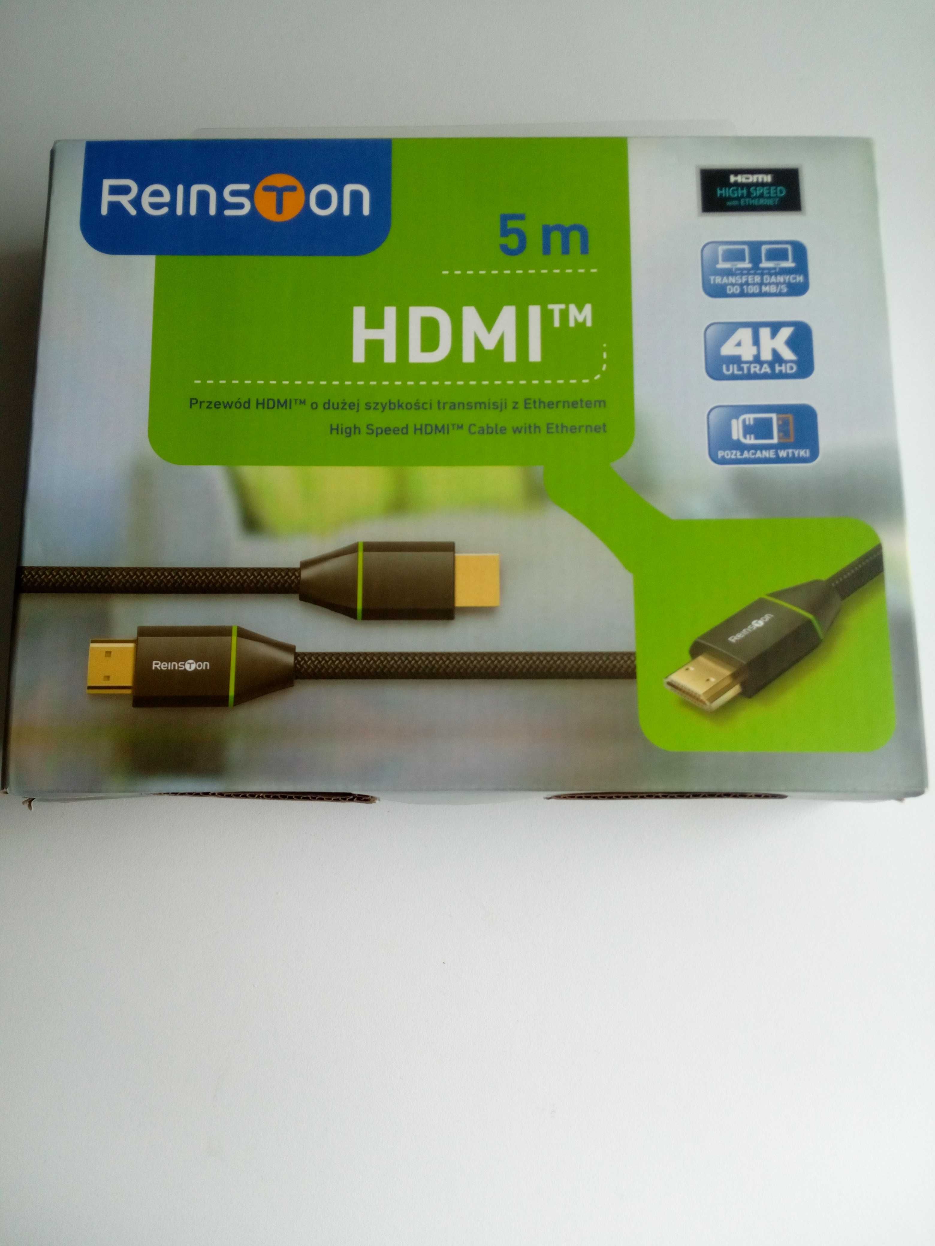 Kabel HDMI Reinston EK022 5m Czarny