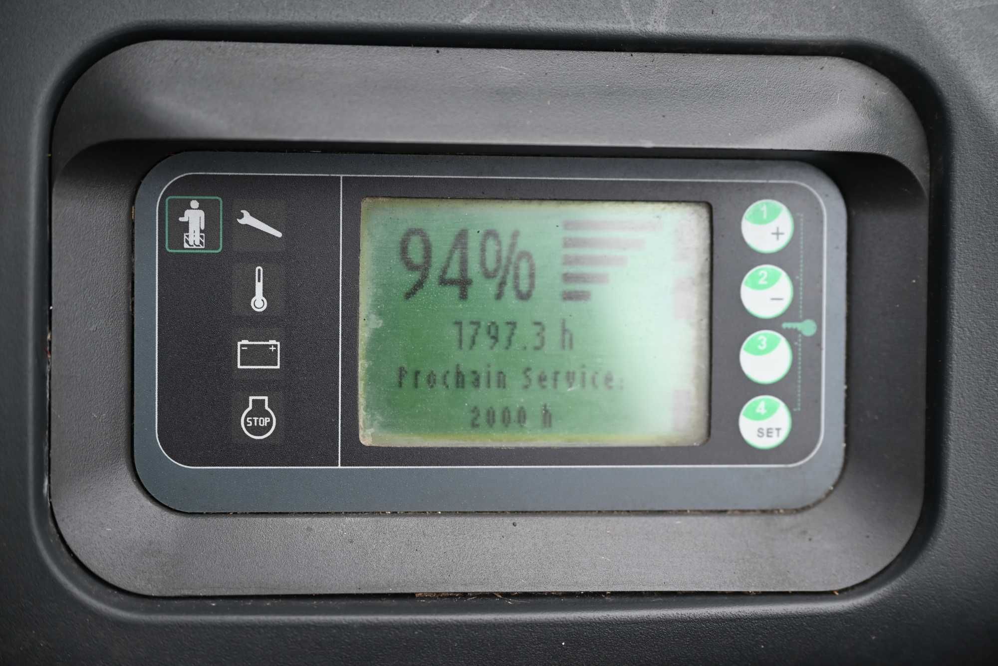 Paleciak elektryczny Linde D12 SP 1200kg 166cm 1700mth Rydwan FHP 371
