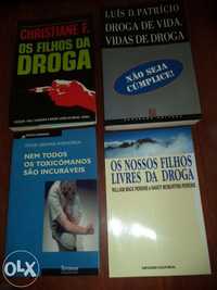 Livros, revistas e materiais trabalho Toxicodependência