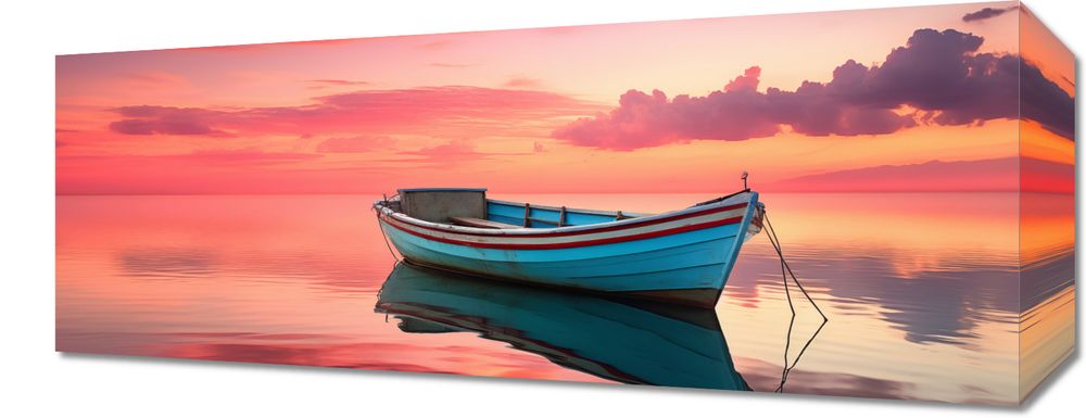 Obraz 50x20cm Spokój przed Połowem