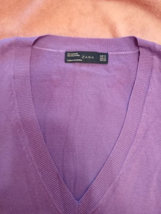 M- ZARA- Śliczny sweterek kamizelka bezrękawnik