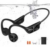 Kostne słuchawki Bluetooth 5.4 do pływania, 32GB, IPX8, MP3, sportowe