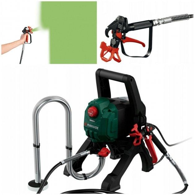 Безвоздушн краскопульт/пульвериз сГерман Parkside PAFS 550/безповітрян