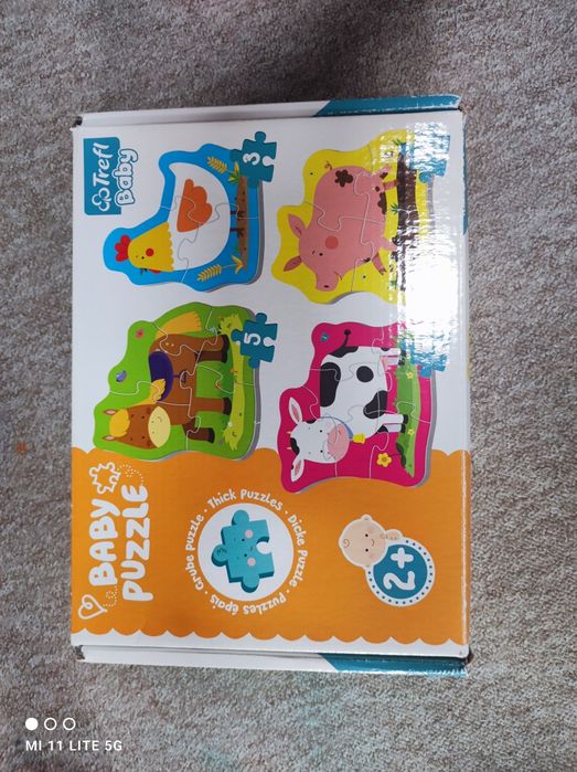 Baby puzzle trefl dla maluszków 2+ zwierzątka farma wieś