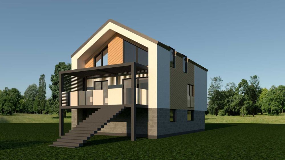 Dom Leśna k/Żywca 140 m2 plus poddasze Działka 1500 m2