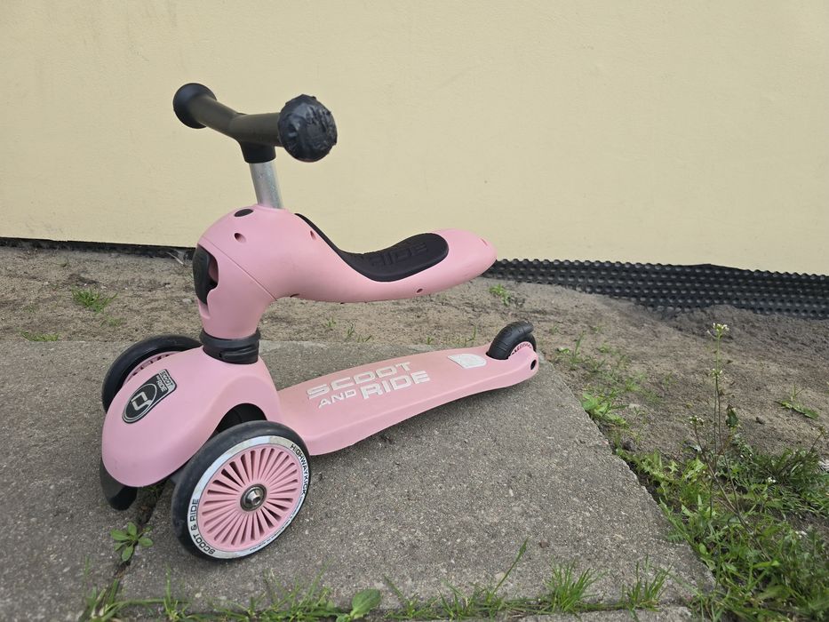 Hulajnoga różowa Scoot and ride oryginalna używana