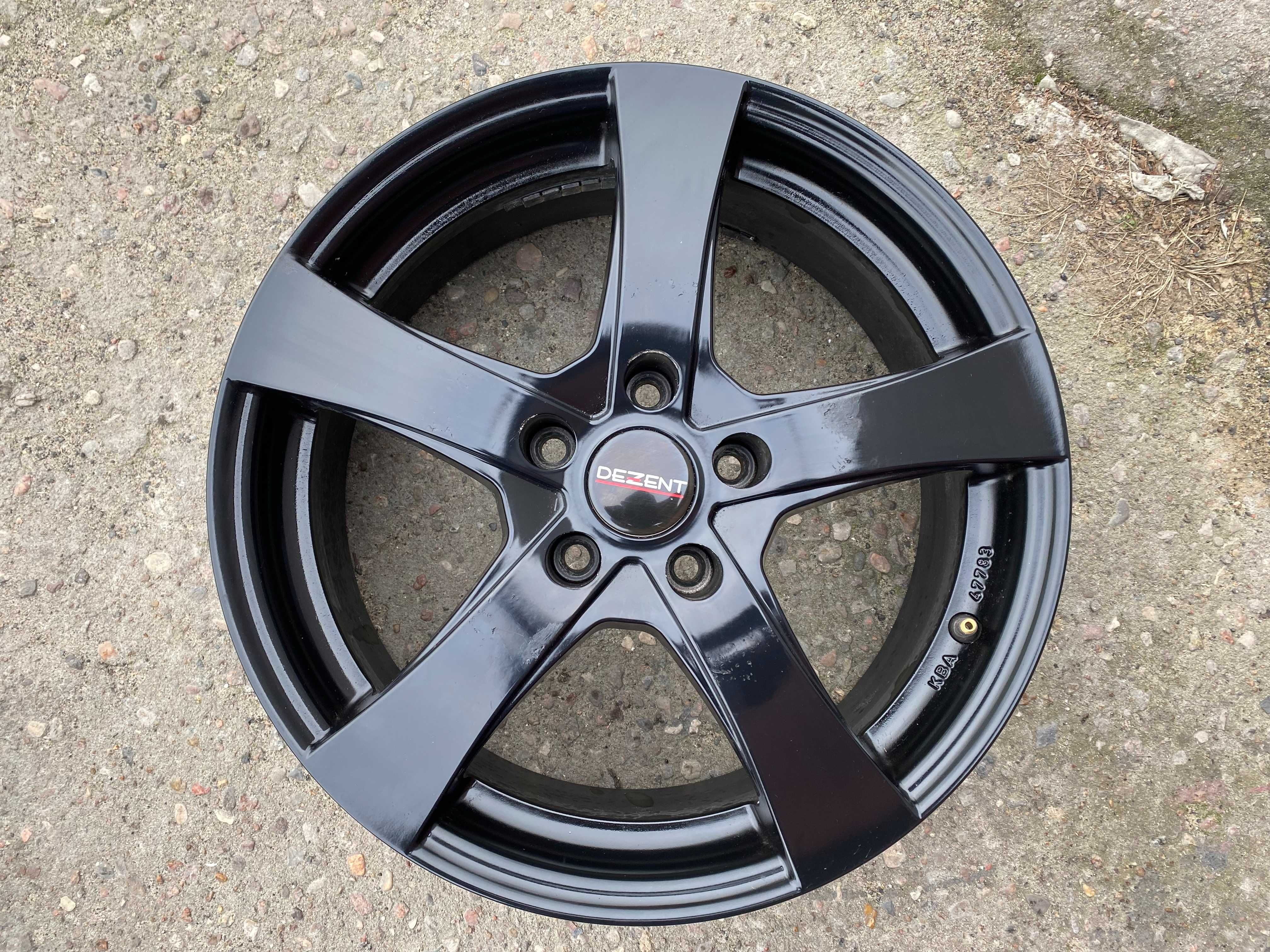 ALUFELGI DEZENT czarne AUDI VW Skoda Seat 7jx17 cali ET45 5x112 !