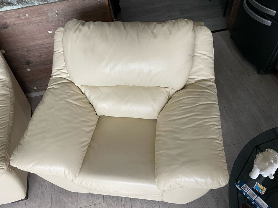 Шкіряний роздиван 3-ка + 2-ка + крісло  VERO (Польща)Стан ідеальний.