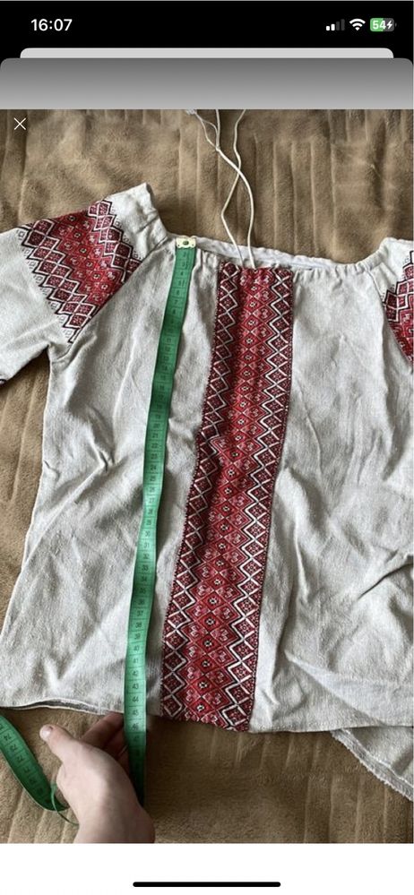 український костюм з льону