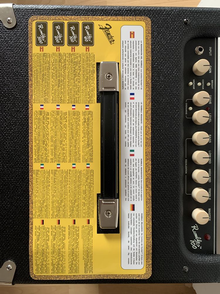 FENDER RUMBLE 100 V3 Combo basowe + pokrowiec