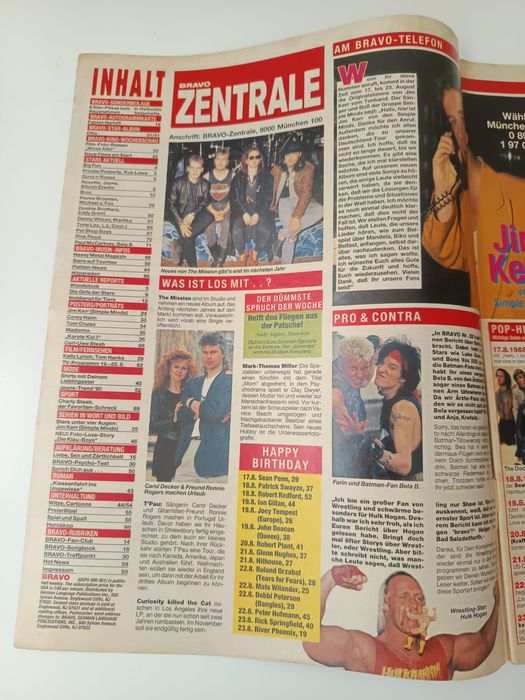 Revista Bravo de 1989