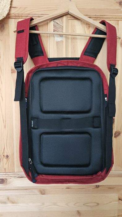 samsonite securipack plecak czerwony na laptopa 15.6