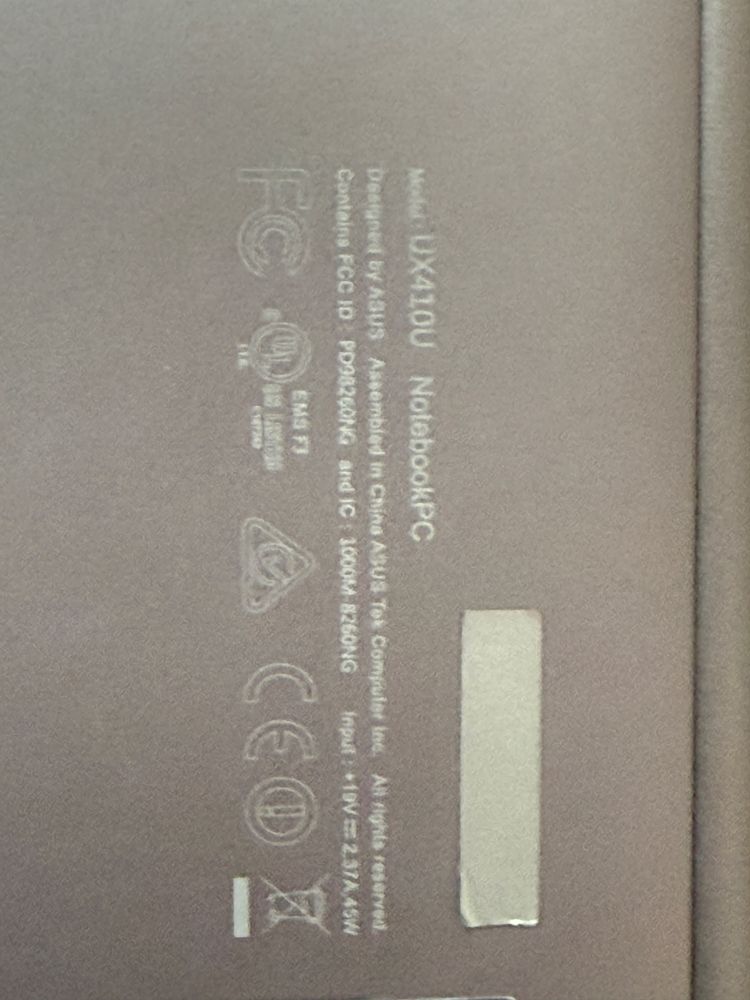 Laptop asus UX410U