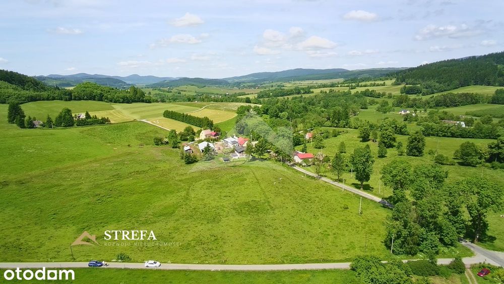 Działka budowalna z widokiem na góry Sowie, 500 m od granicy PL-CZ