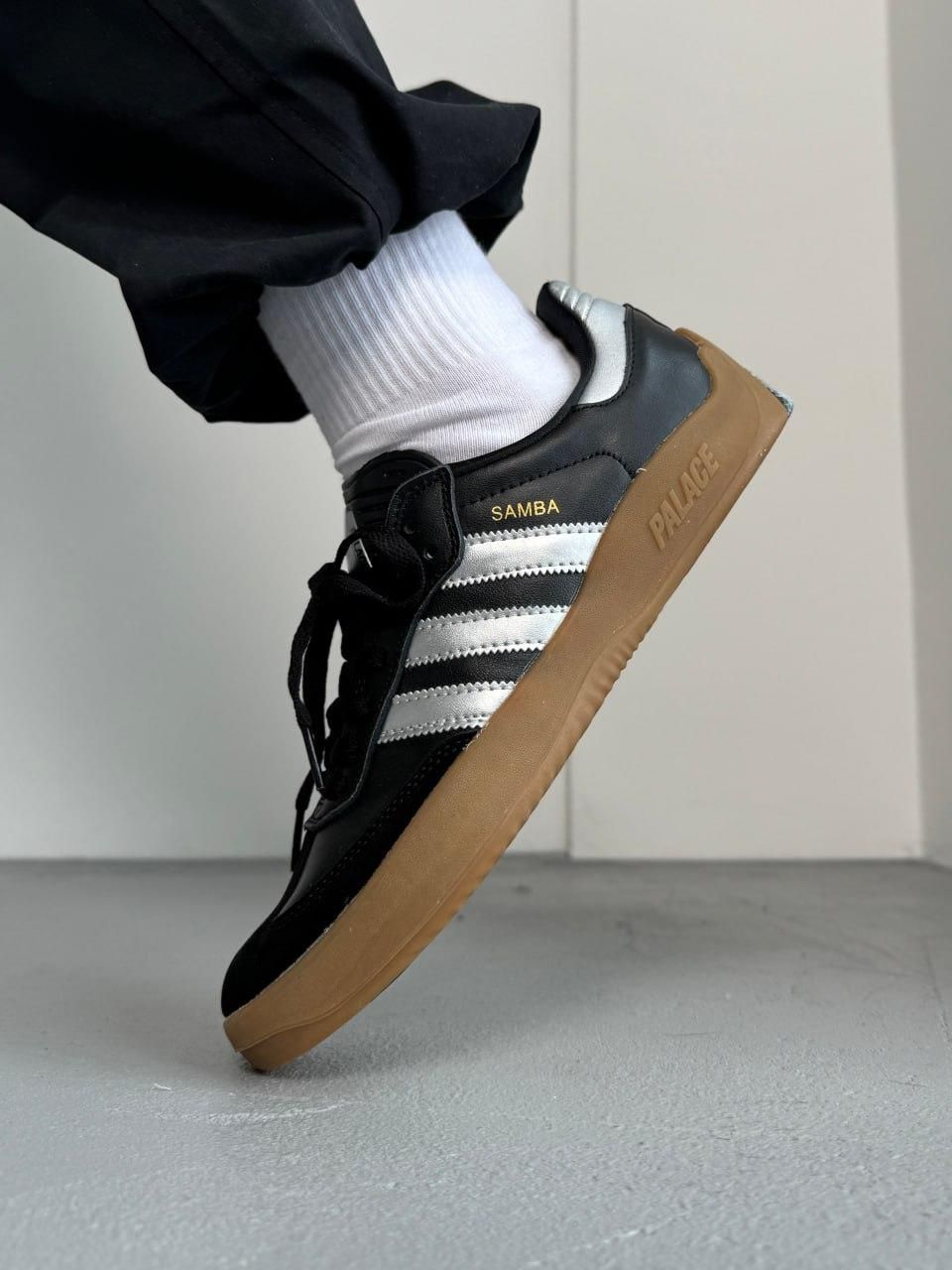 Кроссовки Adidas Puig Samba Palace Black White