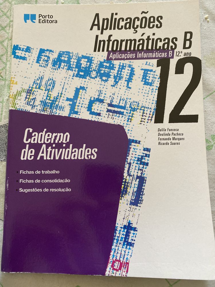 Caderno de atividades Aplicações informáticas B