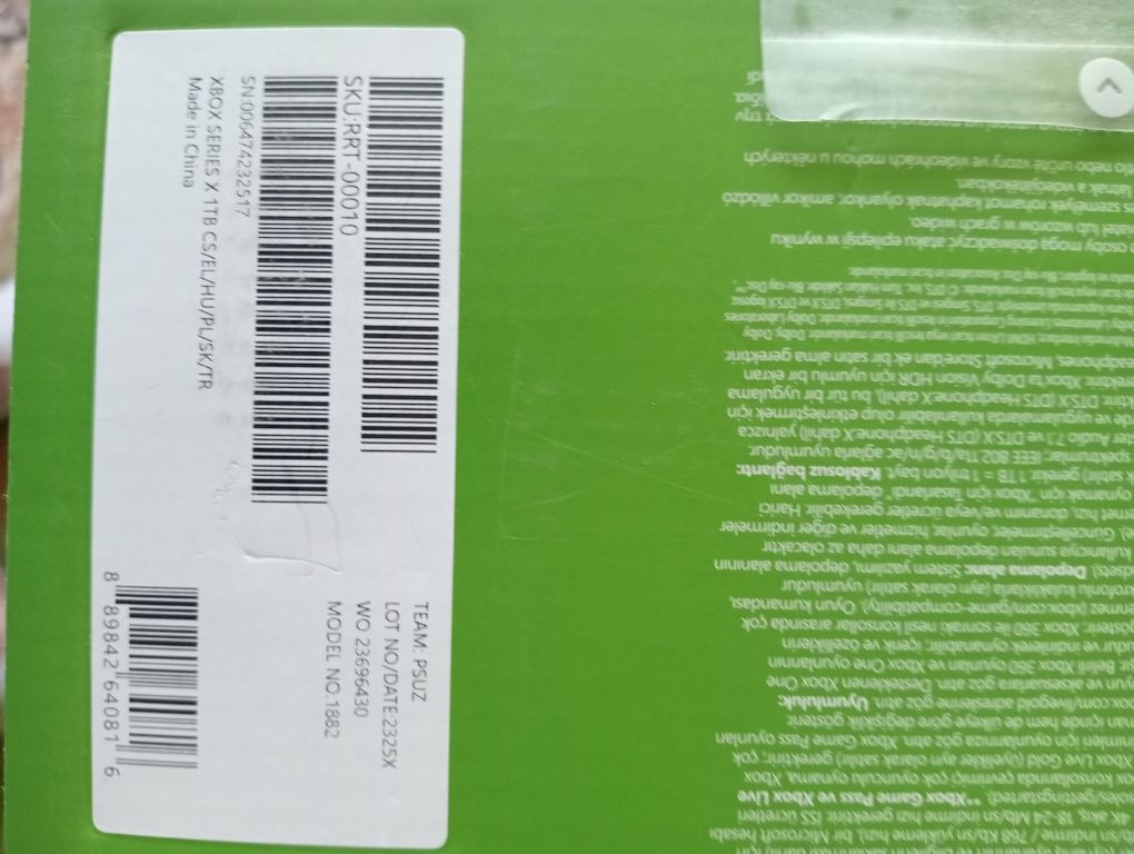 NOWY XBox Series X/S 1T Napęd/2 Gry/2 PadyFull Gwarancja 5lat/GRATISY