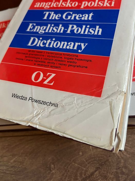 Wielki słownik polsko-angielski, angielsko-polski, 4 tomy