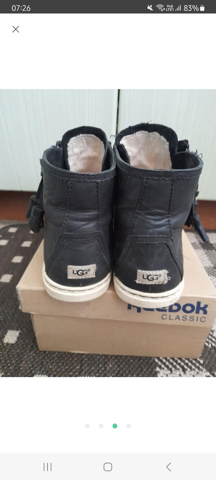 Кроссовки,  Kappa, Reebok  Ugg р.37, 38