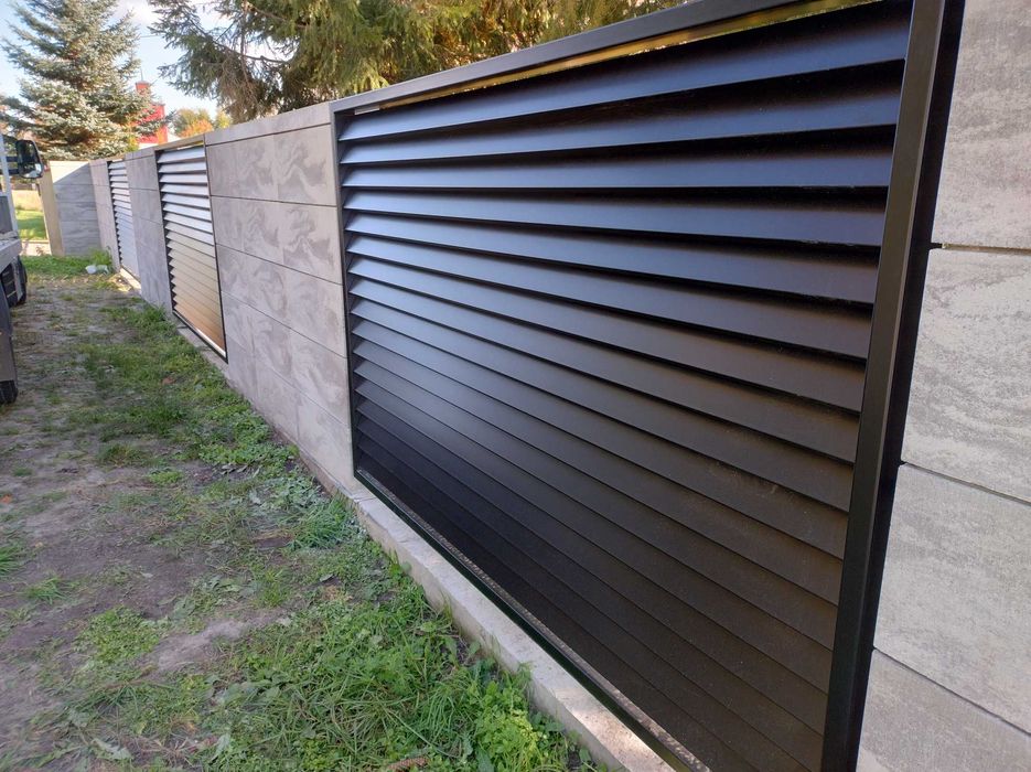ogrodzenie żaluzjowe