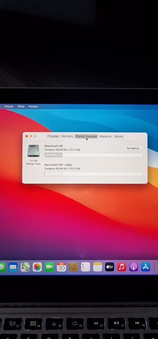 Apple Macbook Pro A1502 i5 8ram 120gb do naprawy lub na części