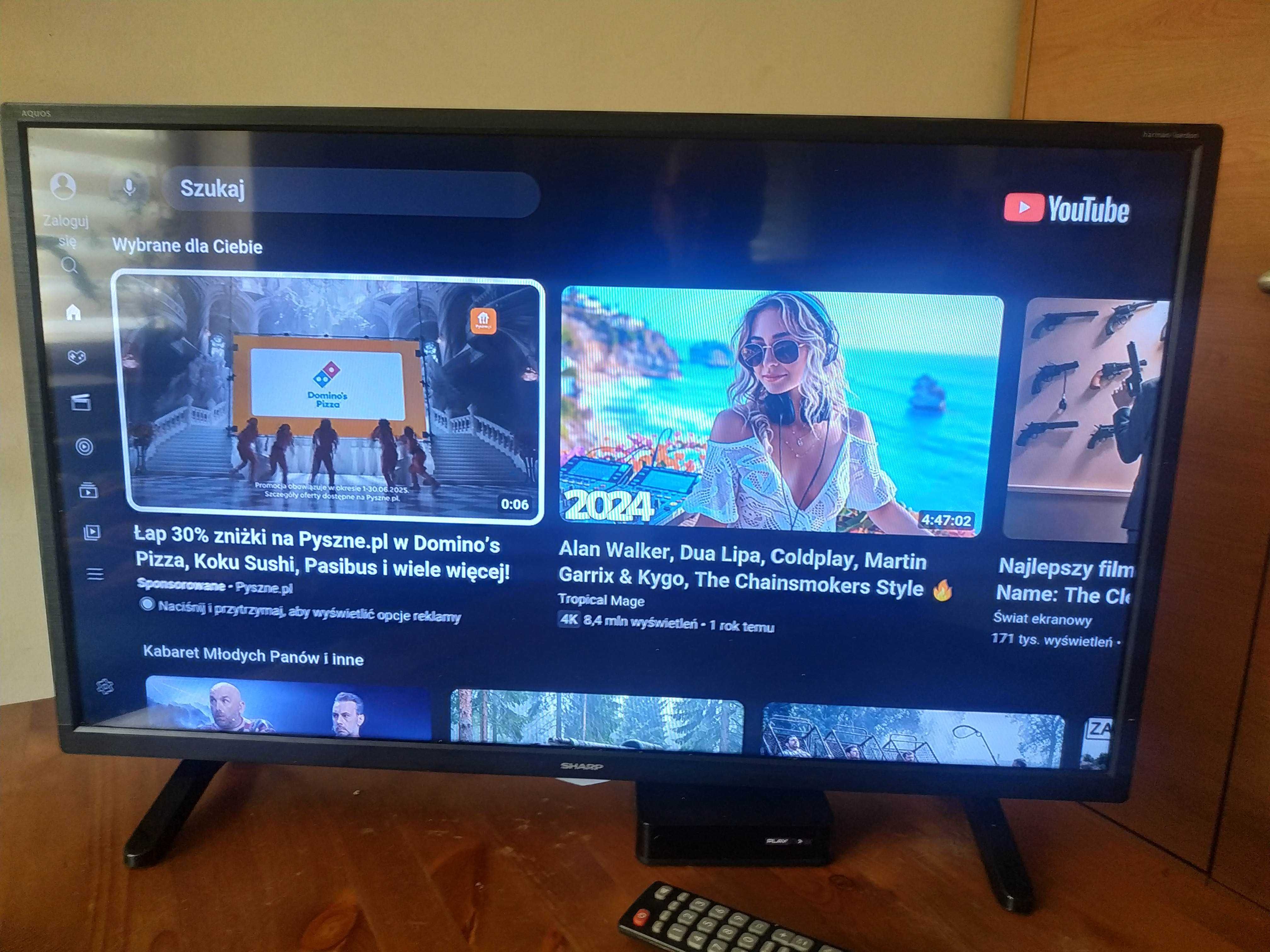TV 32" Sharp + Smart TV dekoder Wifi Android Netflix YouTube Dvbt2