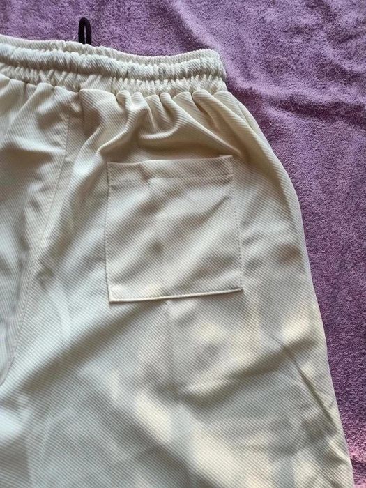 Szorty "Since 1978" Bawełniane Premium Jasny Beż/Kremowy Roz.S 1/2 Cen