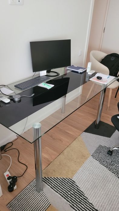 Mesa de vidro para sala