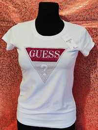 Biała koszulka damska Guess S M L XL wysyłka pobranie bardzo ładna hit