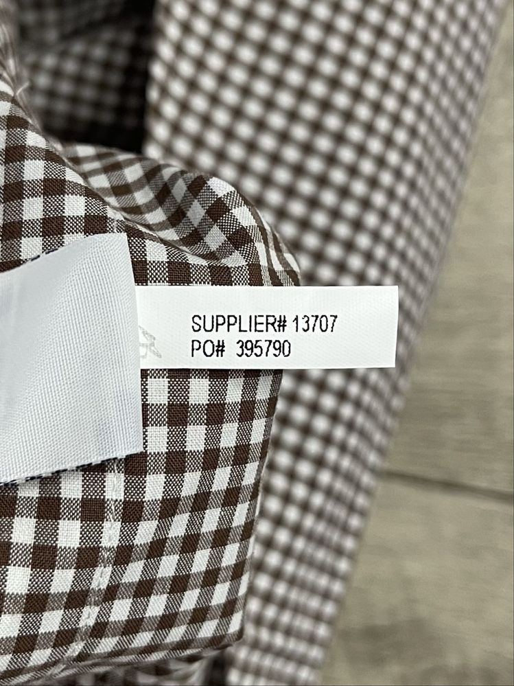 Ralph Lauren Custom Fit рубашка S размер с длинным рукавом клетчатая