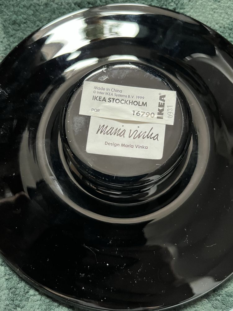Dwa świeczniki Ikea yin yang