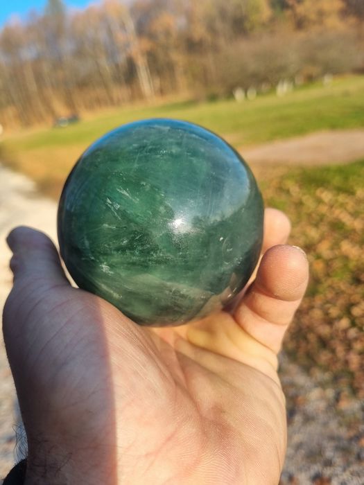 Kula 8 cm Zielony Fluoryt