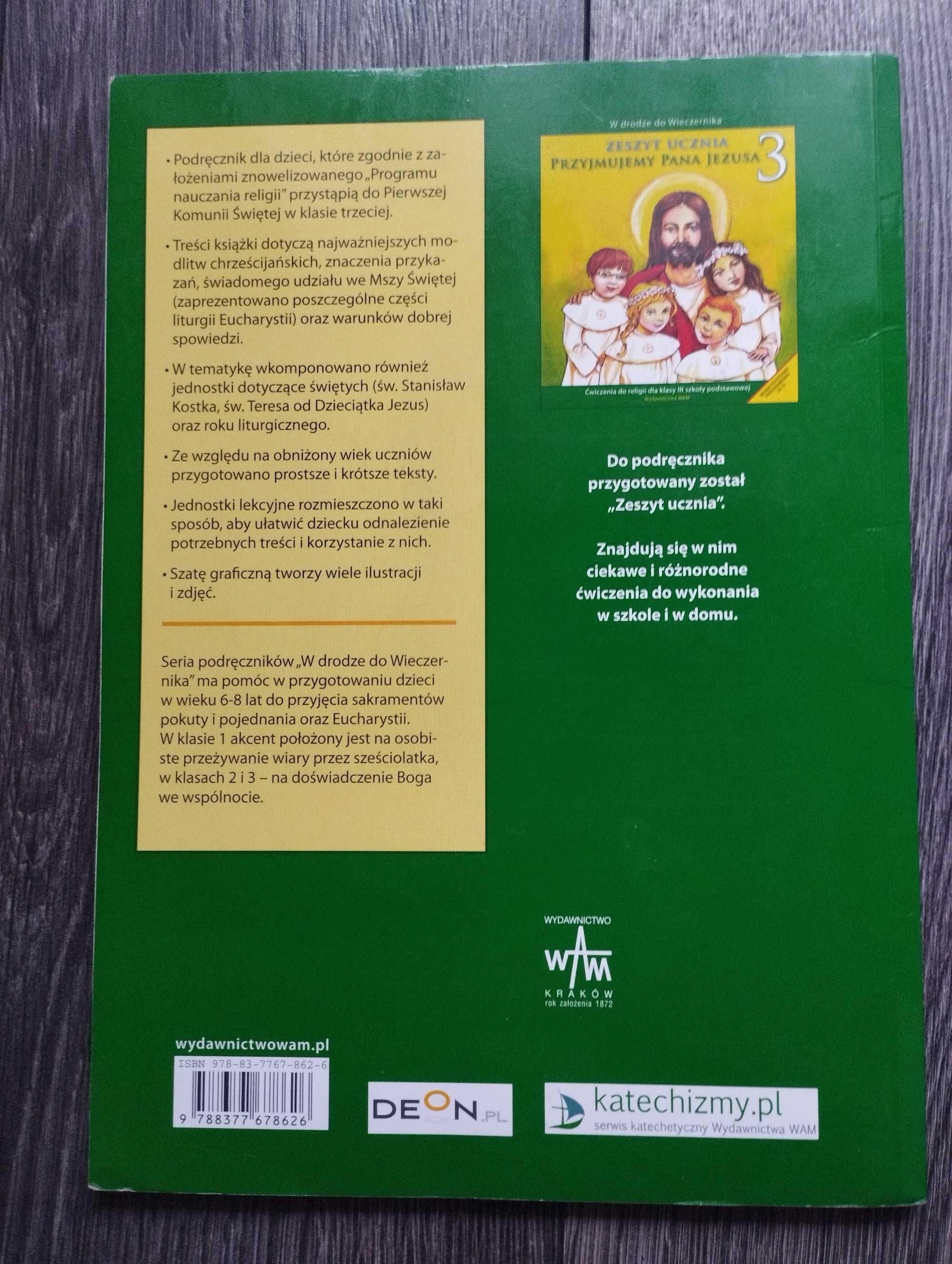 Podręcznik do religii pt. "Przyjmujemy Pana Jezusa" kl. 3