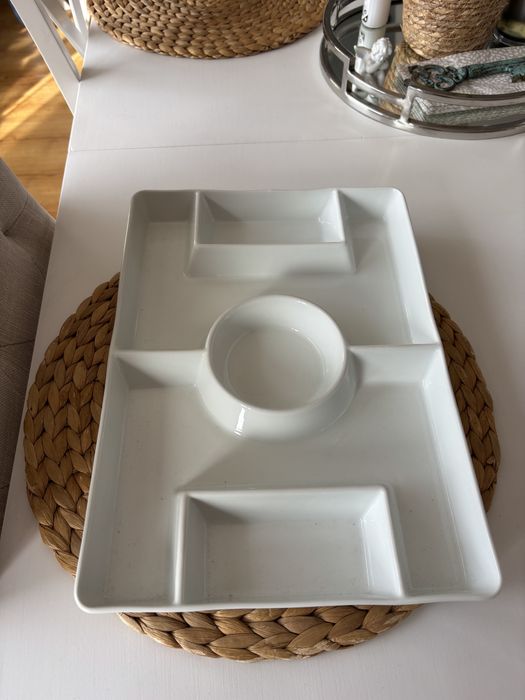 Jome&you duza porcelanowa patera futbol taca na przekaski talerz boisk