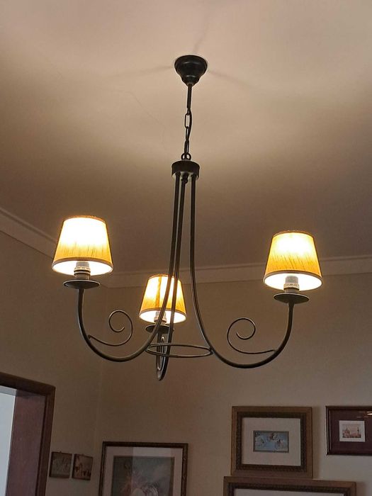 Candeeiros vintage de teto