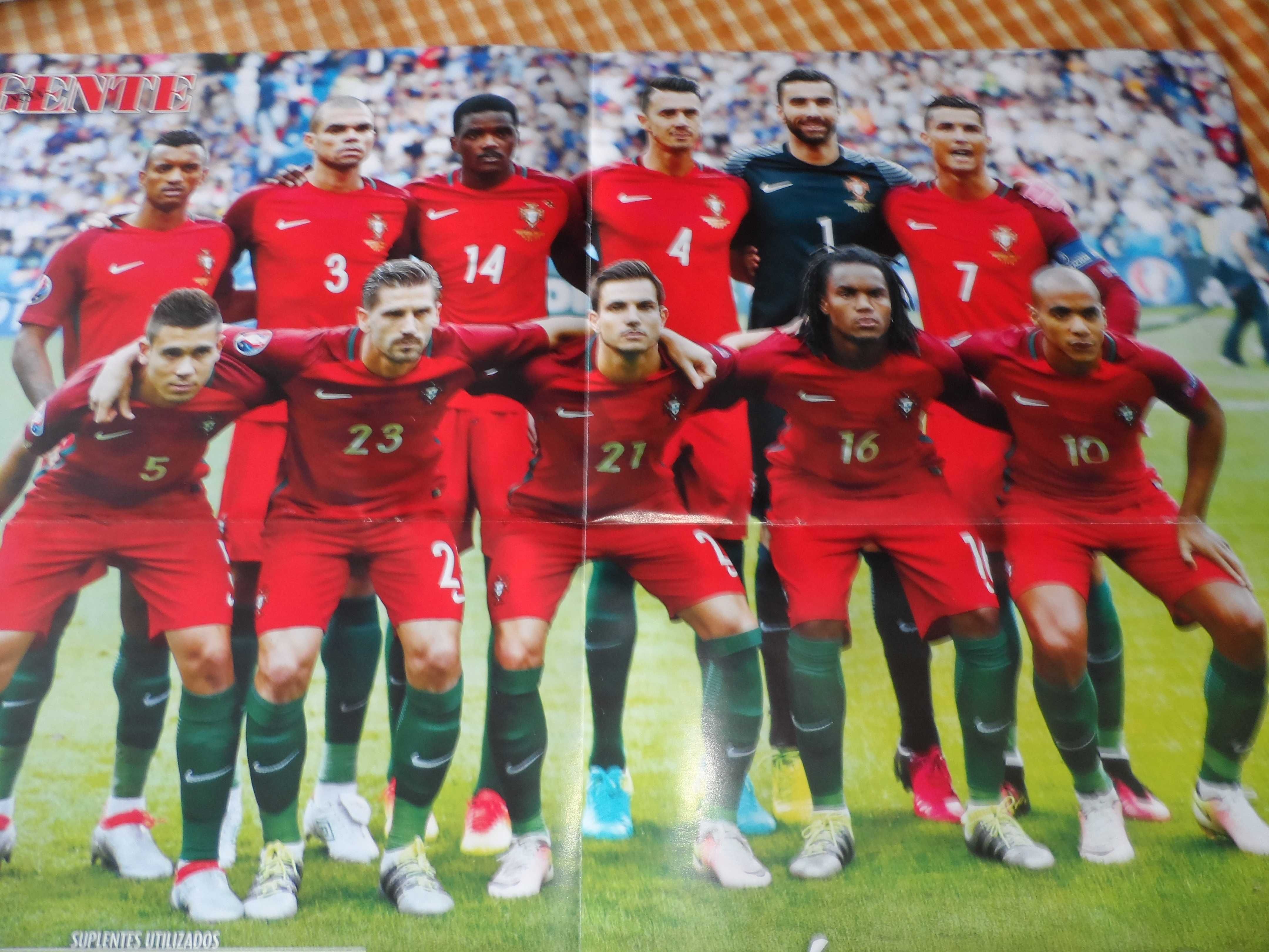 Poster + Revista- CAMPEÕES EUROPEUS Portugal 2016