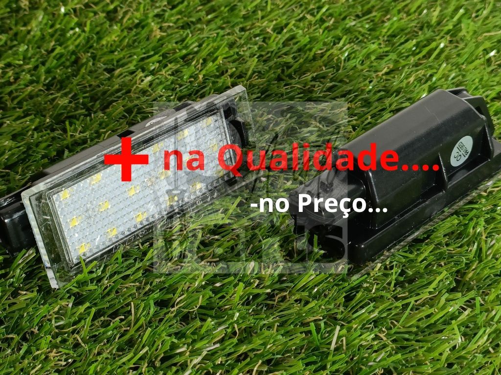 LED's de Matrícula com Canbus 6000K Renault e Opel