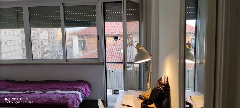 Quartos CASAL+Varanda.Centro Lisboa. Disponíveis,Renda+Caução.