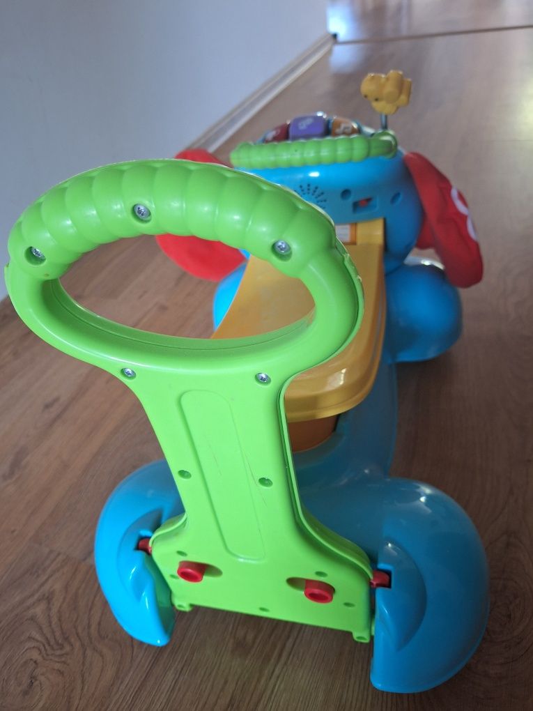 Fisher-Price Słonik-Chodzik Jeździk Skoczek 3W1