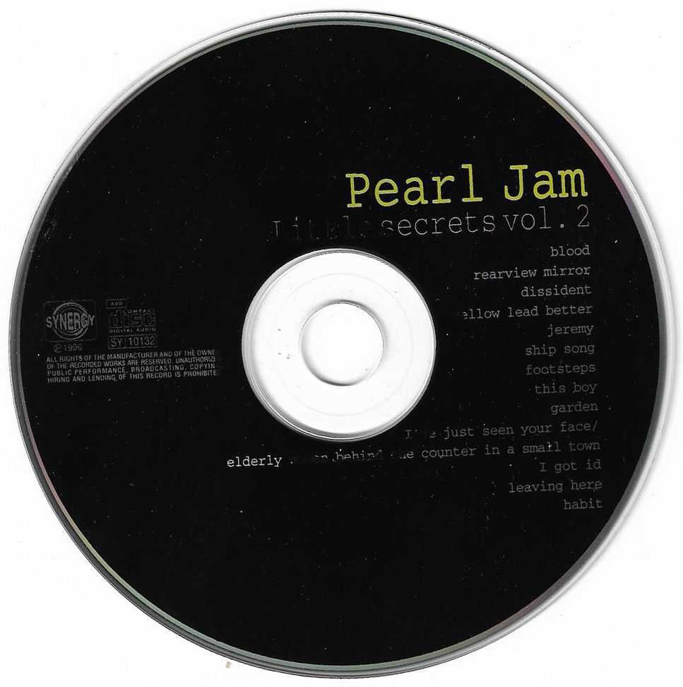 Pearl Jam Little Secrets Vol.2 EX / EX