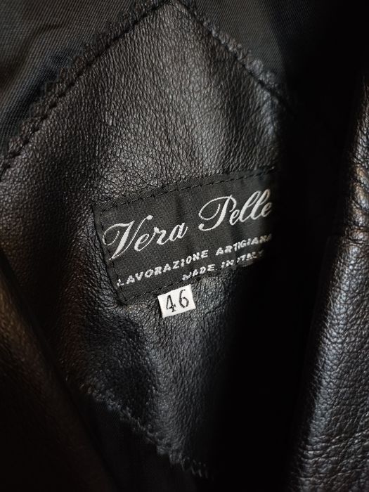 Шкіряний жіночий піджак