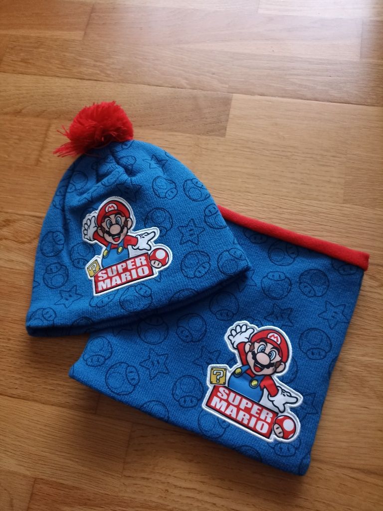 Gorro & Gola criança (3a6 anos) Super Mario Nintendo