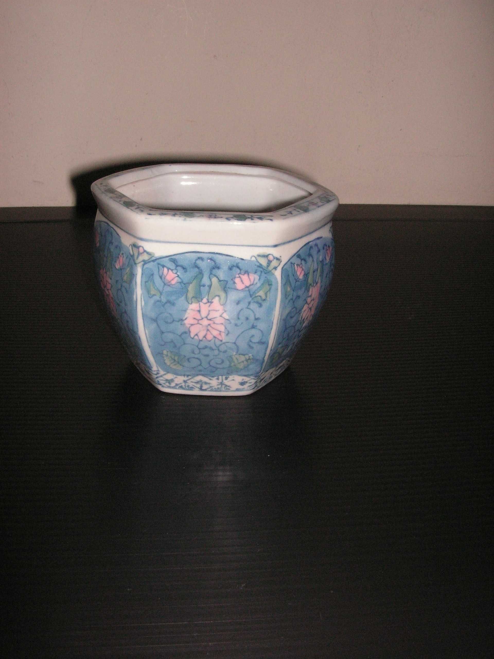 Porcelana Chinesa Buda Antigo, Buda Campoly e Cachepot / Floreira