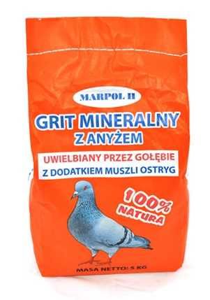 Grit mineralny dla gołębi z anyżem