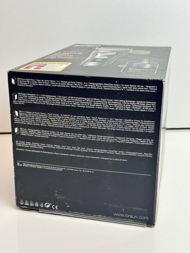Нова Електробритва Braun Series 9 Pro 9485cc