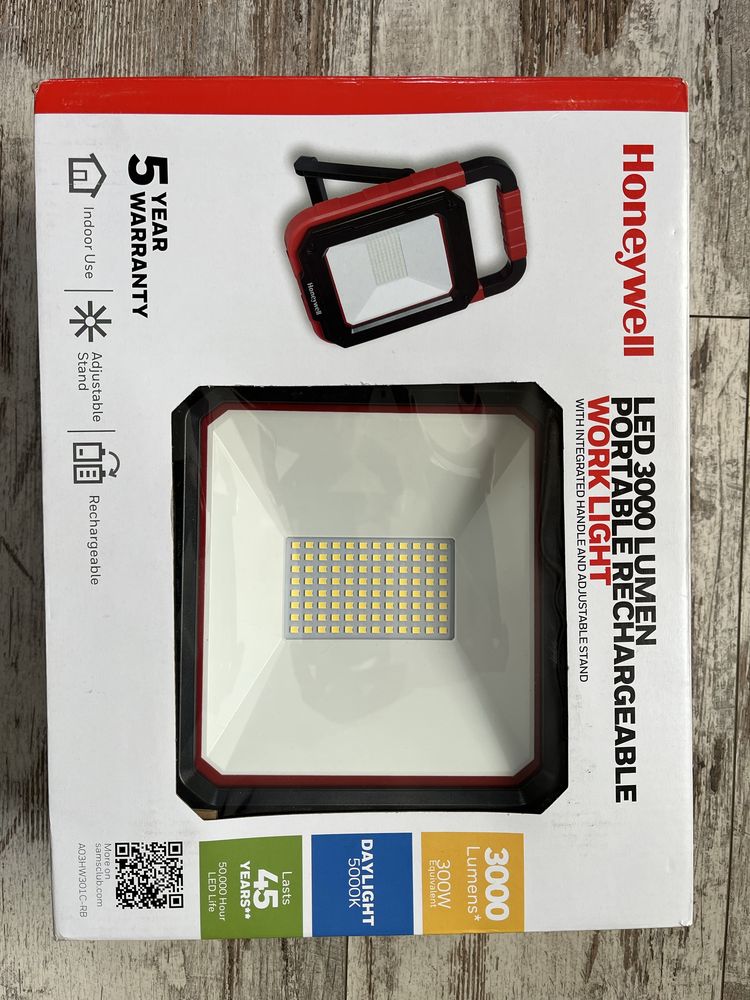 Аккумуляторный LED светильник, прожектор Honeywell