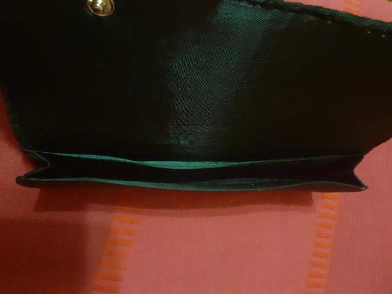 Бархатный черный клатч сумочка вышивка зардози индия винтаж