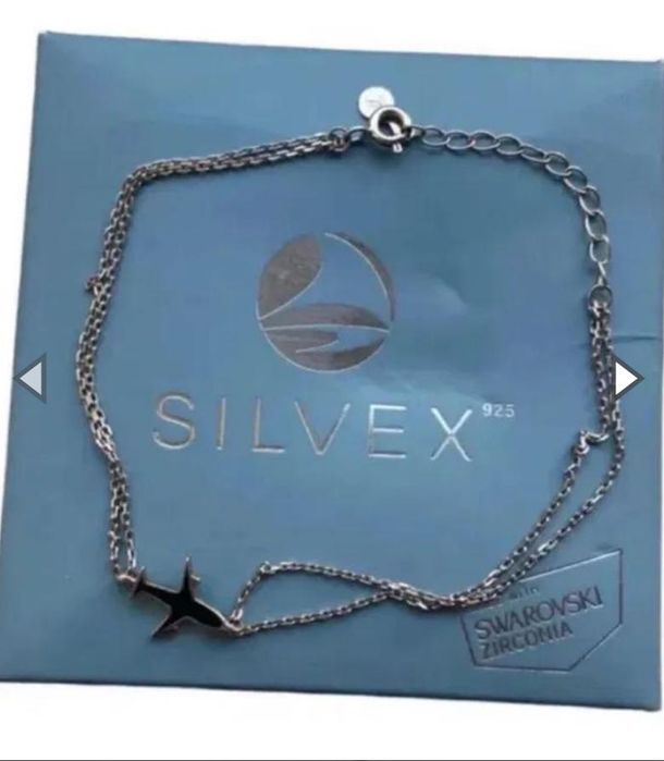 Black friday браслет щасливий літачок 925 проба