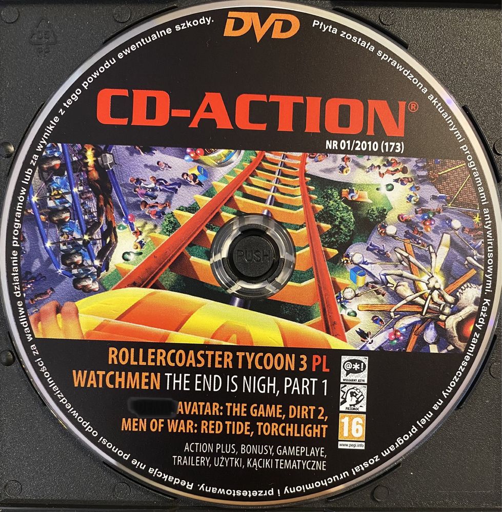 Gry CD-Action DVD nr 173: Watchmen: The End Is Nigh, Rollercoaster Tyc