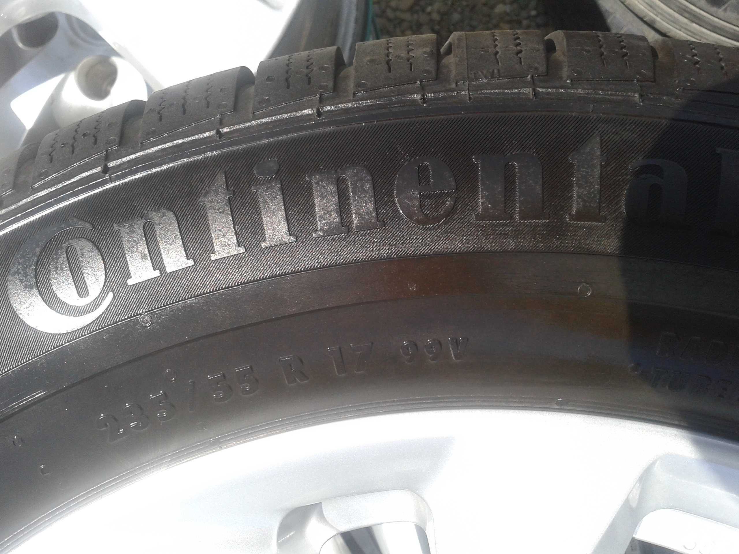 kola r17 jeep renegade 235 55 continental 5x110 jak nowe mielec et40